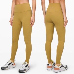 Lululemon Align Yellow Pear 27” leggings size 2